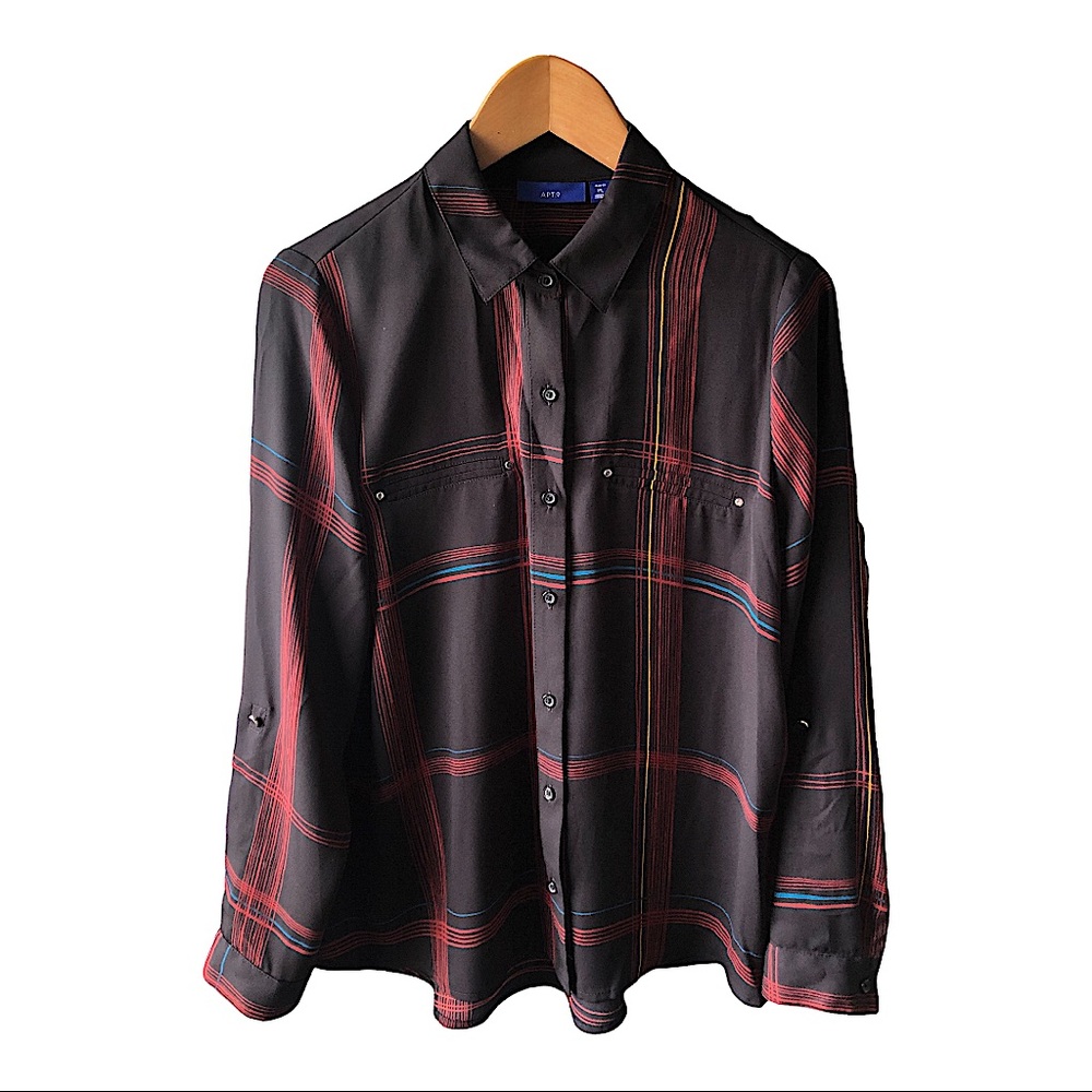 Apt 9 Button Down Blouse